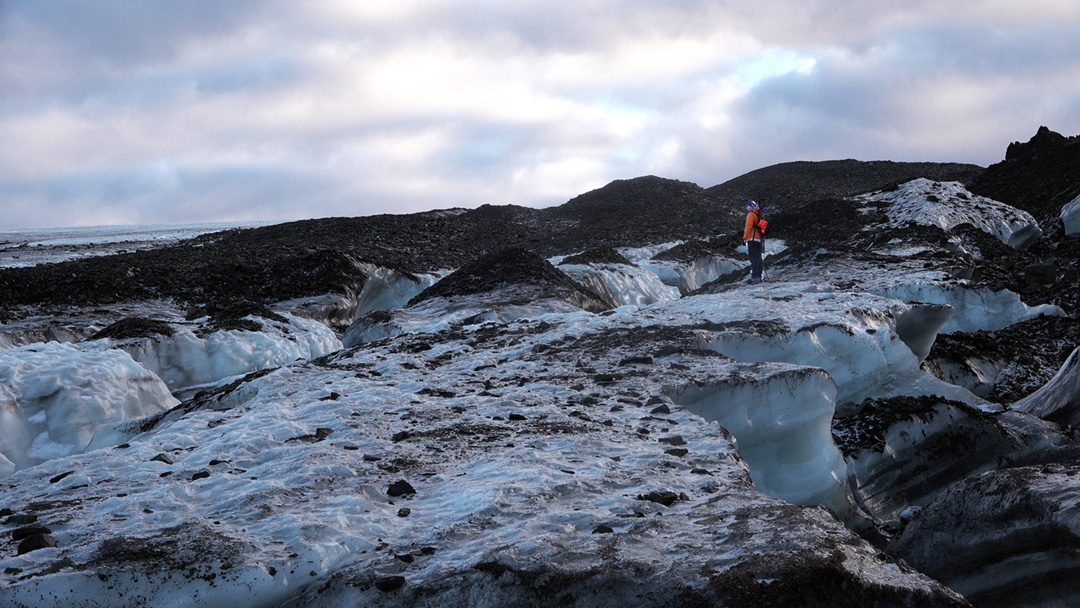 Heïdi Sevestre dans Glaciers d'arctique, état des lieux
