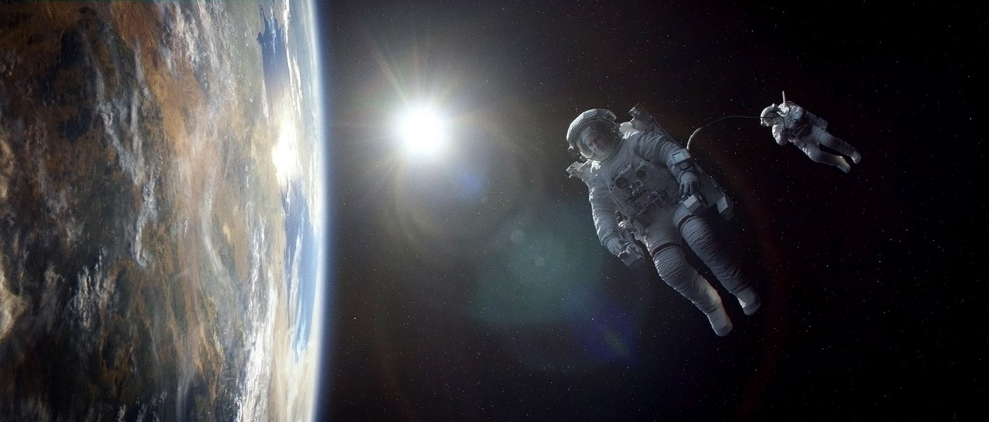 Sandra Bullock, George Clooney dans Gravity