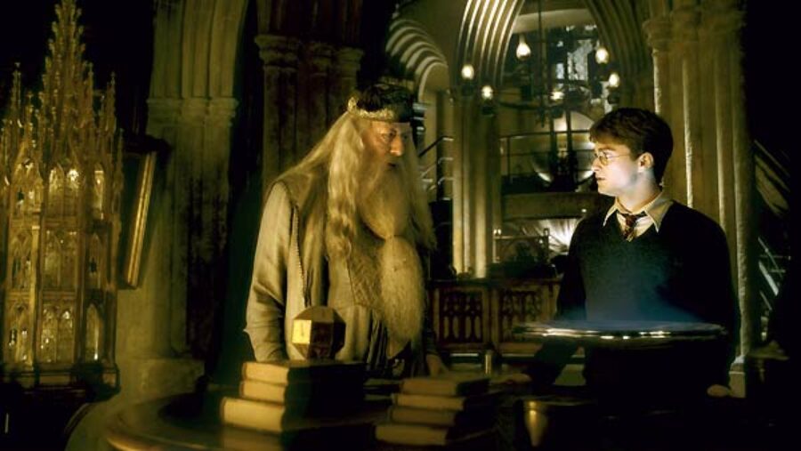 Afficher l'image Michael Gambon, Daniel Radcliffe