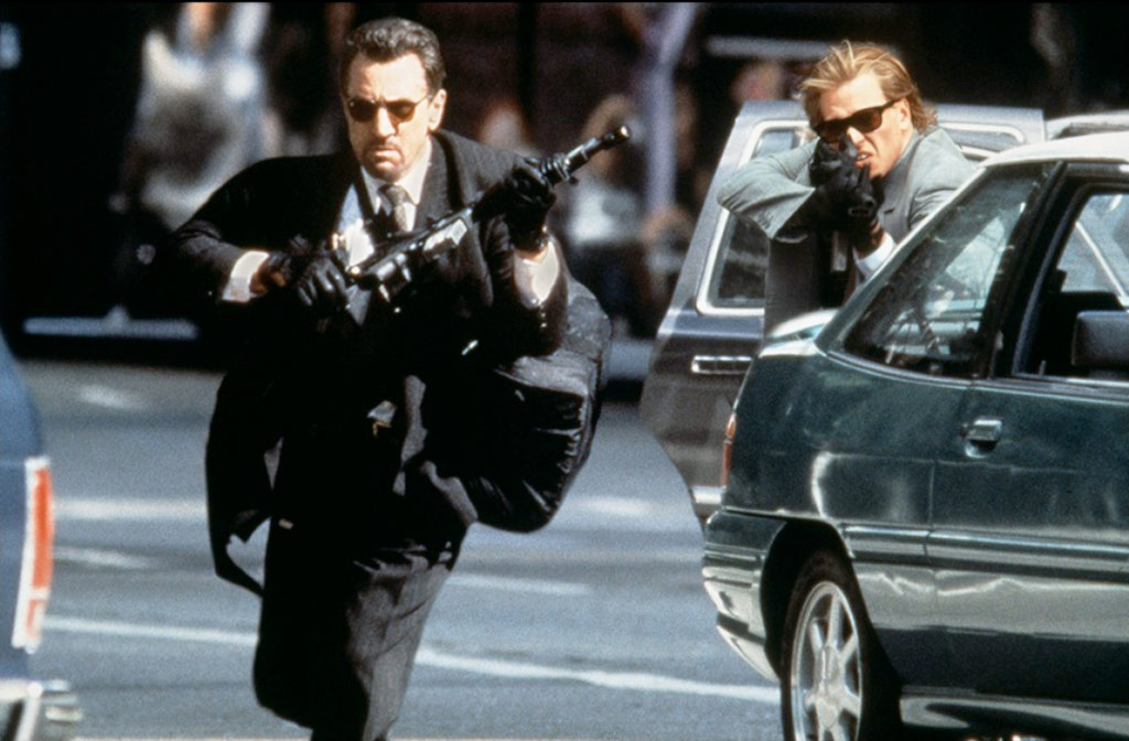 Robert De Niro, Val Kilmer dans Heat © Warner Bros