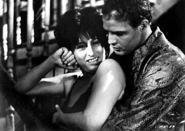 Anna Magnani, Marlon Brando dans L'Homme à la peau de serpent