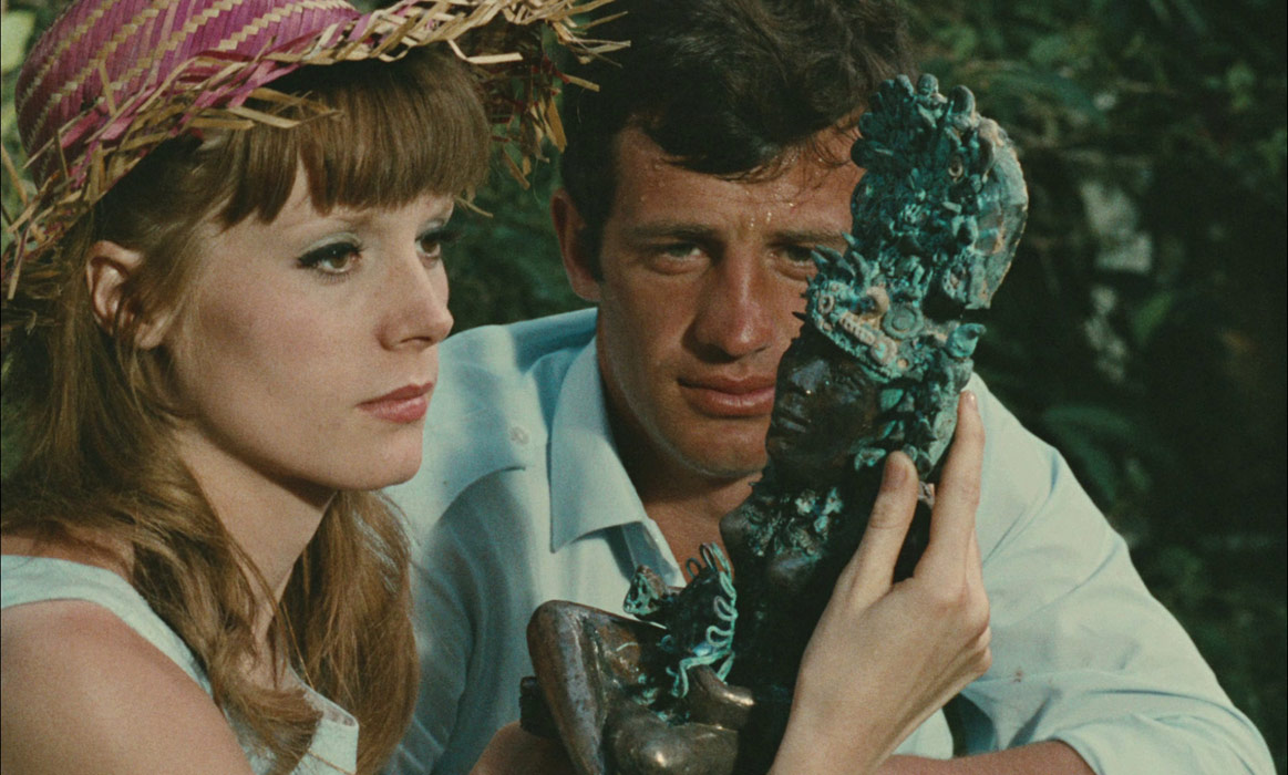 Françoise Dorléac, Jean-Paul Belmondo dans L'Homme de Rio