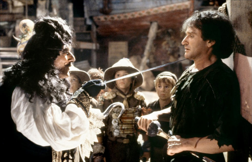 Dustin Hoffman, Robin Williams dans Hook