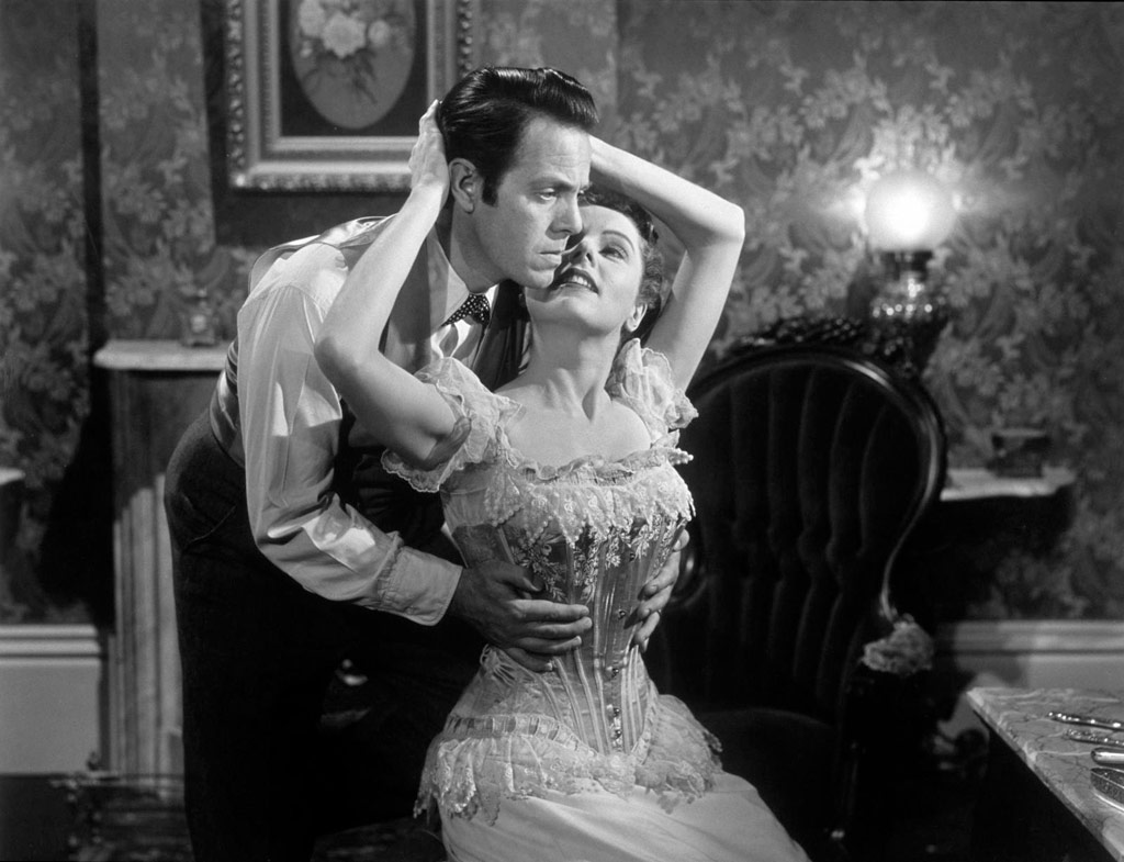 Louis Hayward, Jane Wyatt dans House by the river