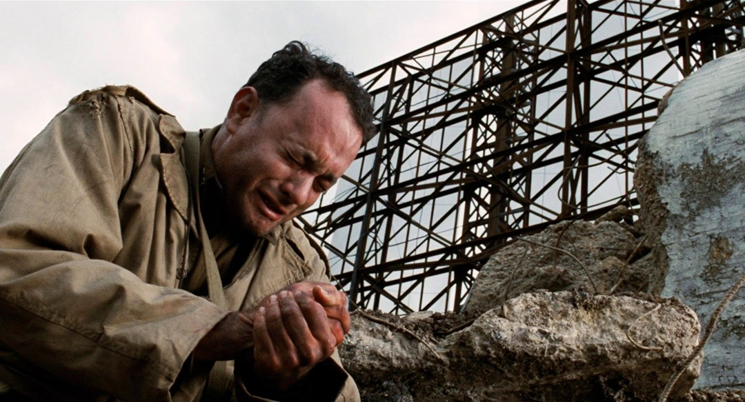 Tom Hanks dans Il faut sauver le soldat Ryan