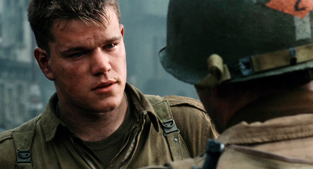 Matt Damon dans Il faut sauver le soldat Ryan