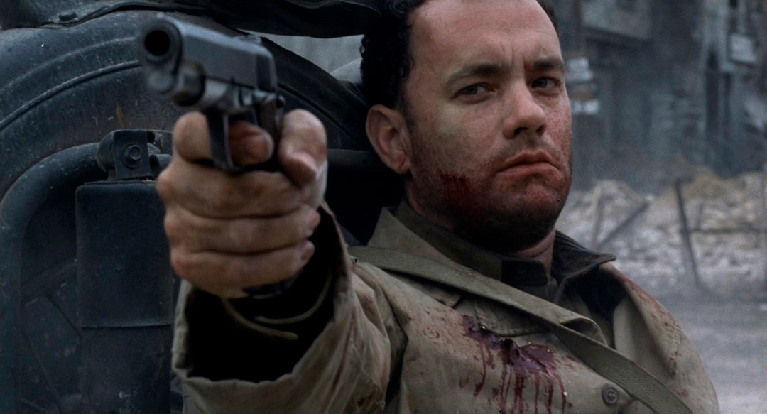 Tom Hanks dans Il faut sauver le soldat Ryan
