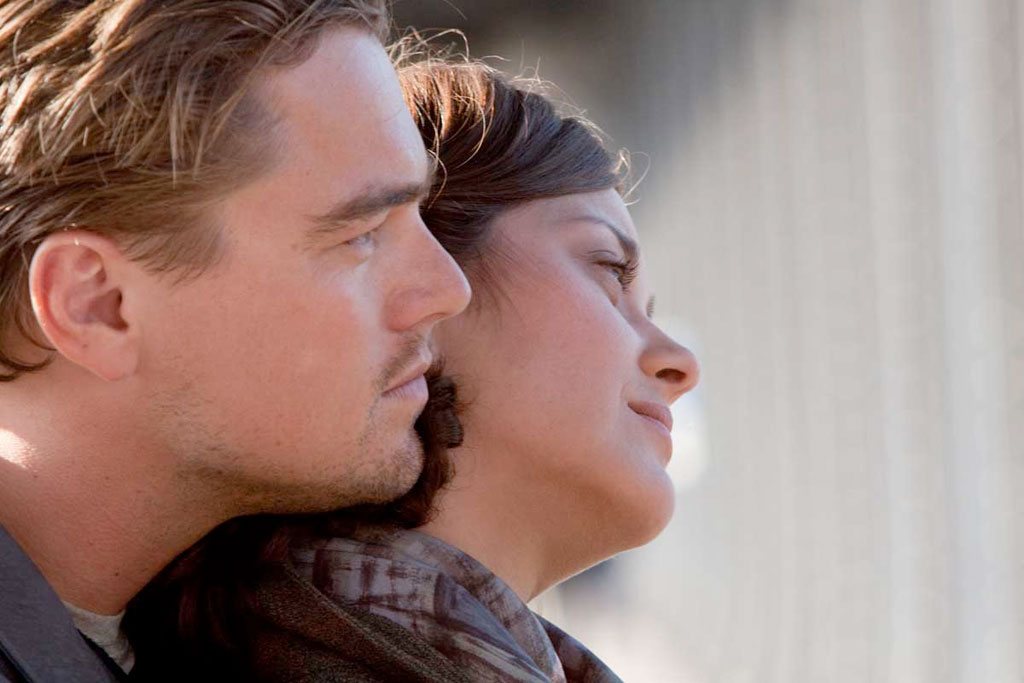 Leonardo DiCaprio, Marion Cotillard dans Inception