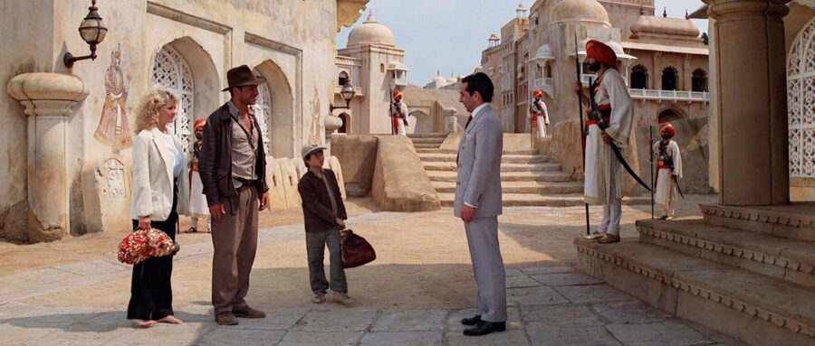 Afficher l'image Harrison Ford, Kate Capshaw, Ke Huy Quan, Roshan Seth, Yash Agnihotri