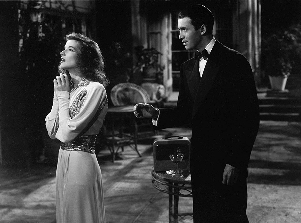 Katharine Hepburn, James Stewart dans Indiscrétions