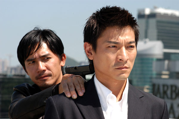 Andy Lau, Tony Leung Chiu-wai dans Infernal Affairs