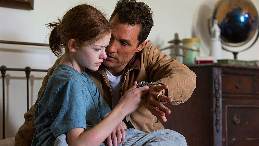 Matthew McConaughey, Mackenzie Foy dans Interstellar