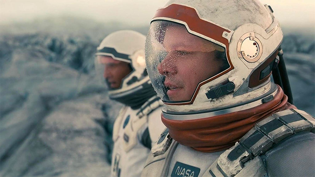 Matt Damon, Matthew McConaughey dans Interstellar