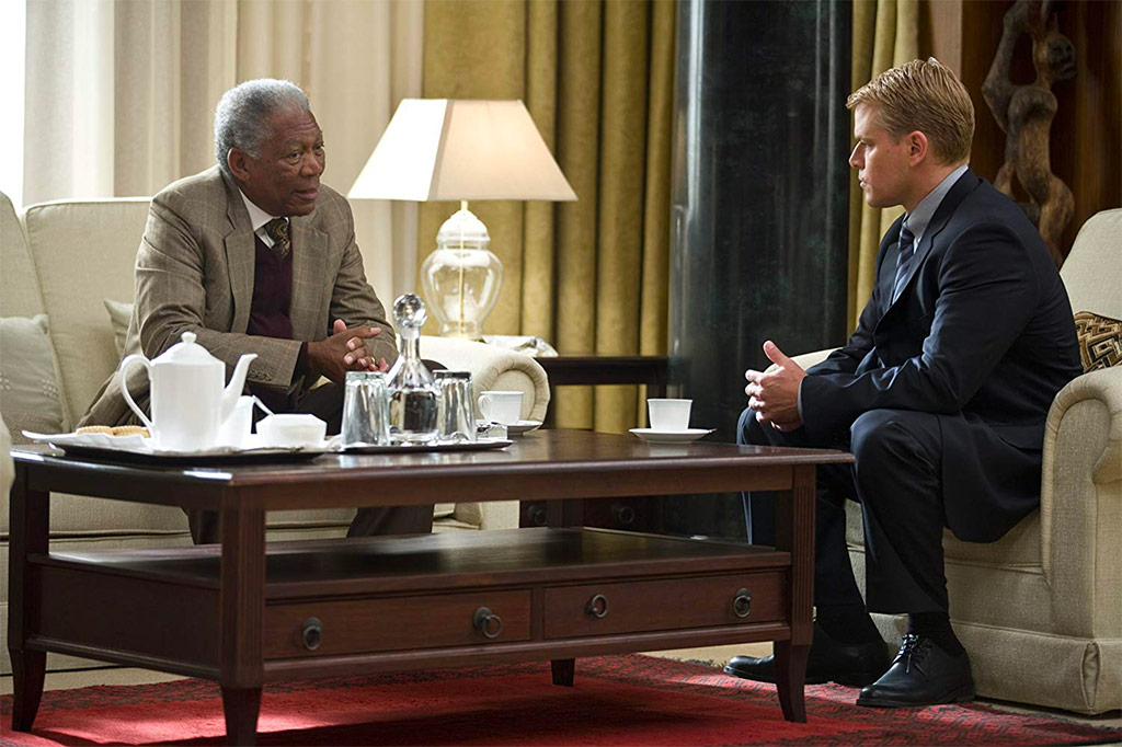 Matt Damon, Morgan Freeman dans Invictus