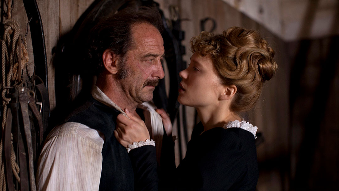 Vincent Lindon, Léa Seydoux dans Journal d'une femme de chambre