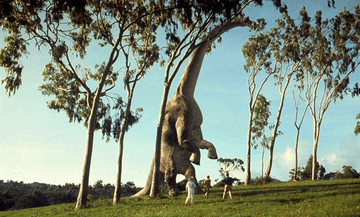 Laura Dern, Jeff Goldblum dans Jurassic Park