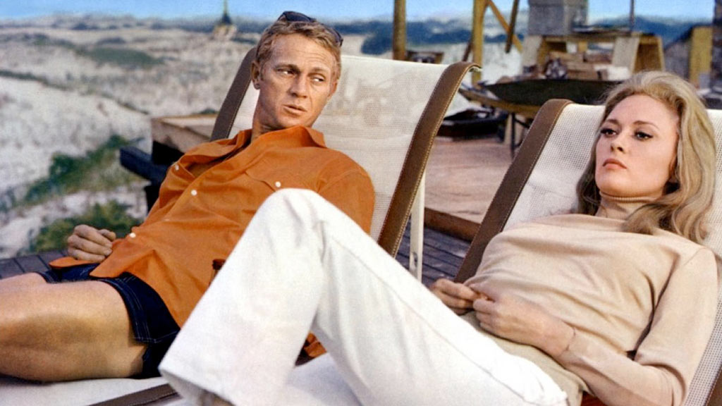 Faye Dunaway, Steve McQueen  dans L'Affaire Thomas Crown