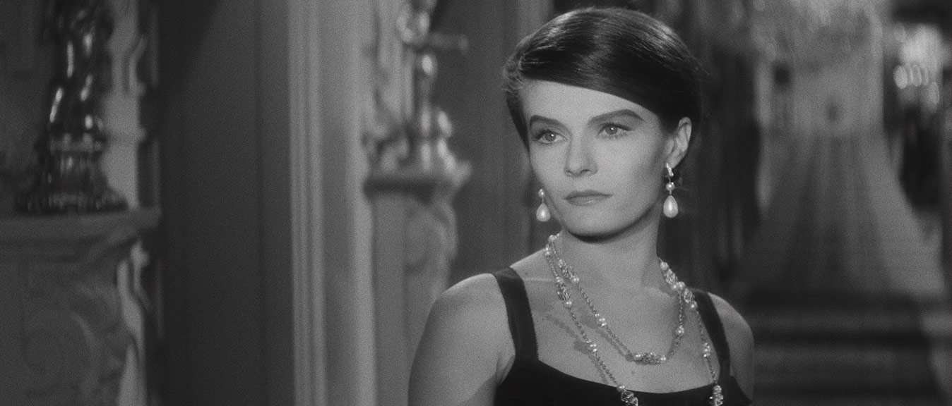 Delphine Seyrig dans L’Année dernière à Marienbad