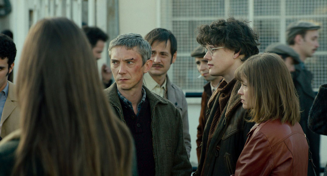 Mélanie Thierry, Swann Arlaud, Lorenzo Lefebvre dans L'Établi