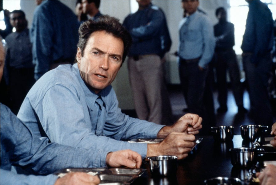 Clint Eastwood dans L'Evadé d’Alcatraz