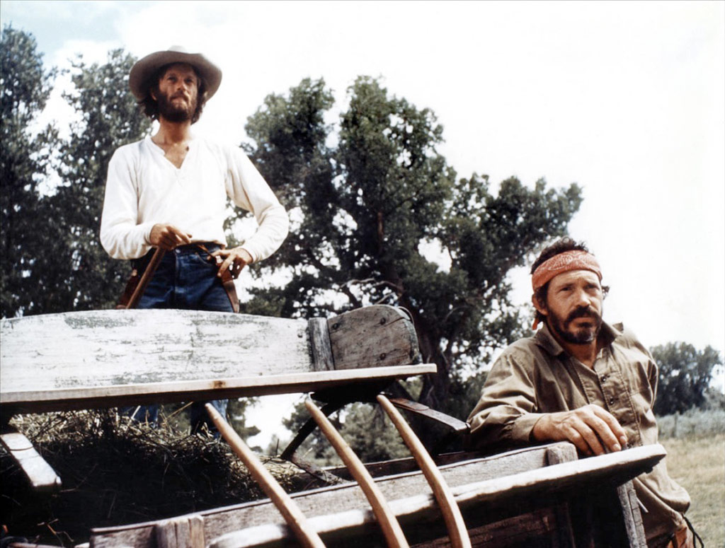 Peter Fonda, Warren Oates dans L'Homme sans fontière