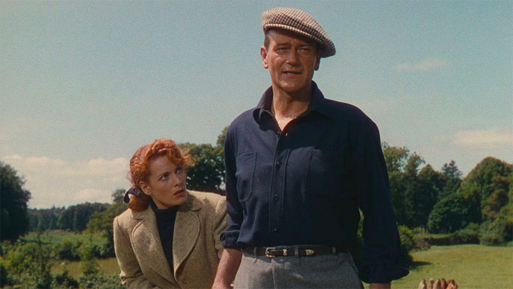 John Wayne, Maureen O'Hara dans L'Homme tranquille