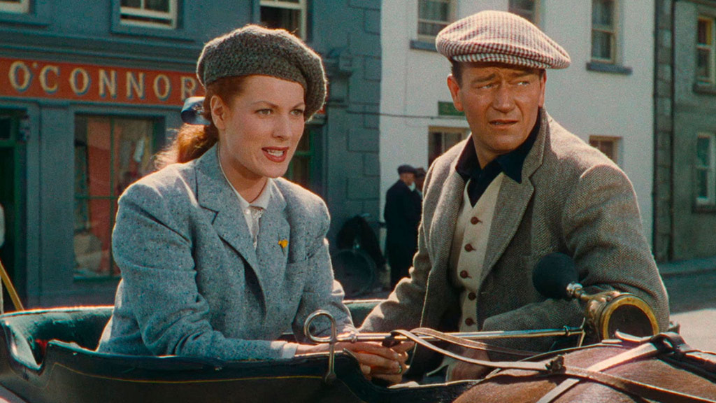 John Wayne, Maureen O'Hara dans L'Homme tranquille