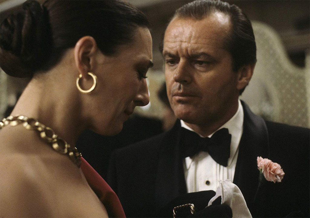 Anjelica Huston, Jack Nicholson dans L’Honneur des Prizzi