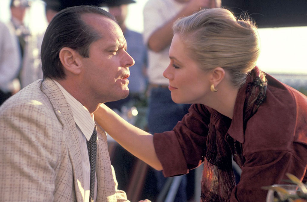 Jack Nicholson, Kathleen Turner dans L’Honneur des Prizzi