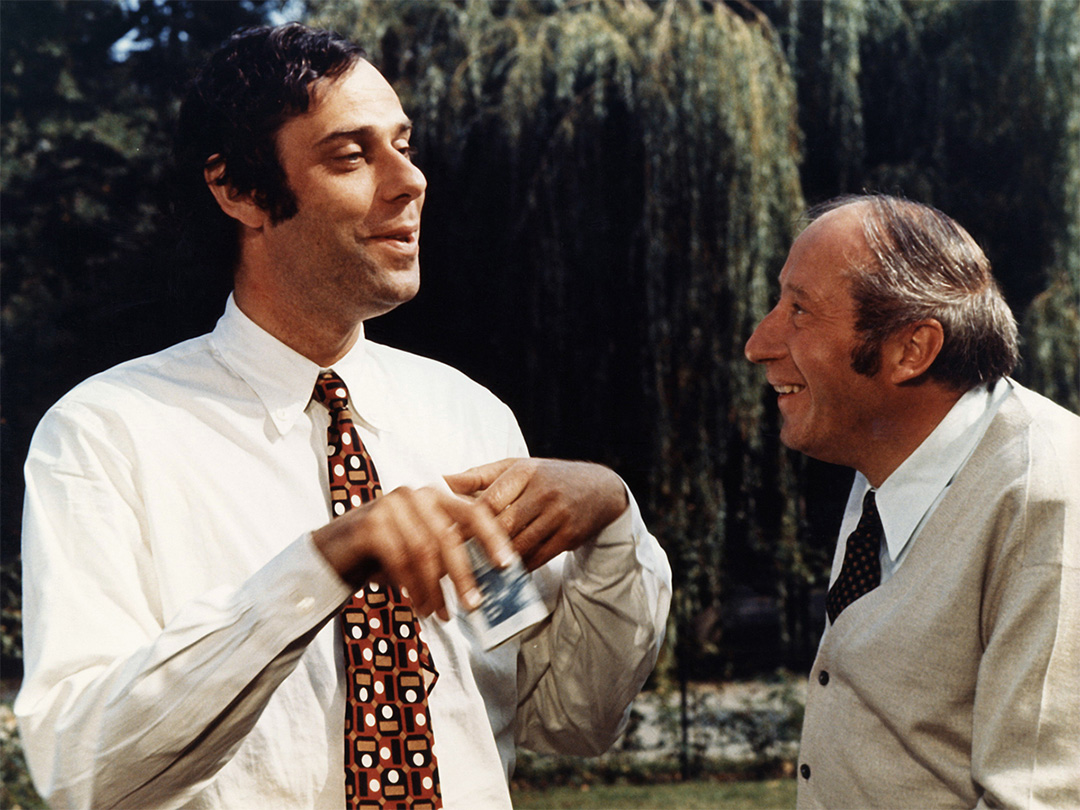 Jean-Luc Bideau, Michel Robin dans L'Invitation