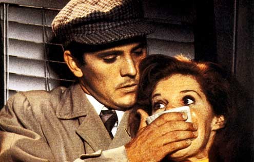 Terence Stamp et Samantha Eggar dans l'Obsédé