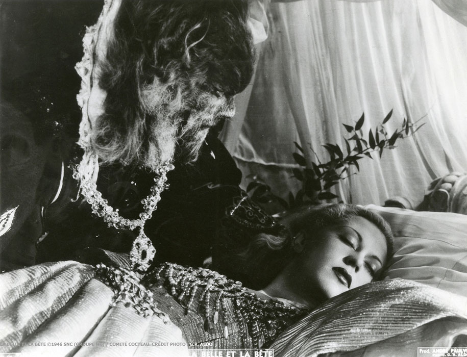 Josette Day, Jean Marais dans La Belle et la bête