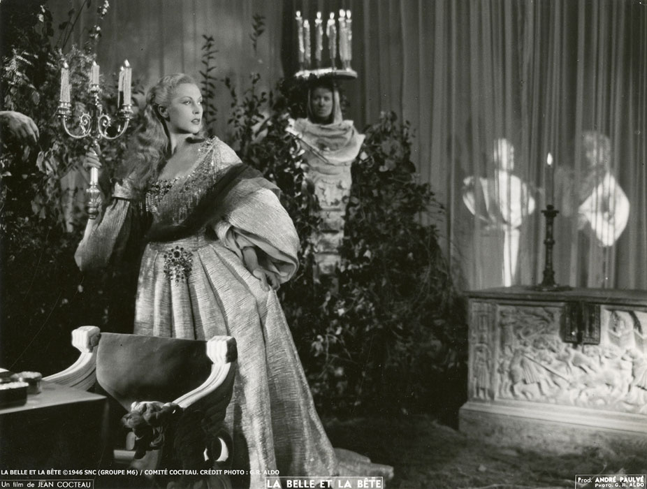 Josette Day, Jean Marais dans La Belle et la bête