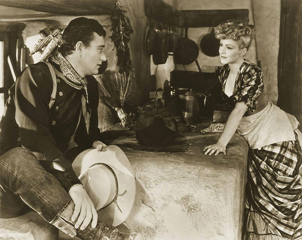 John Wayne, Claire Trevor dans La Chevauchée fantastique