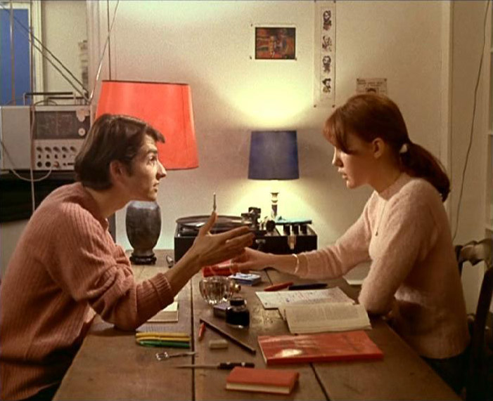 Jean-Pierre Léaud, Anne Wiazemsky dans La Chinoise