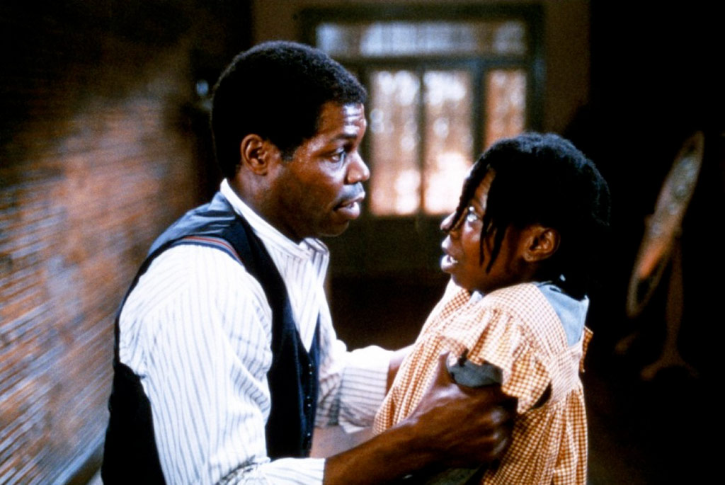 Danny Glover, Whoopi Goldberg dans La Couleur pourpre