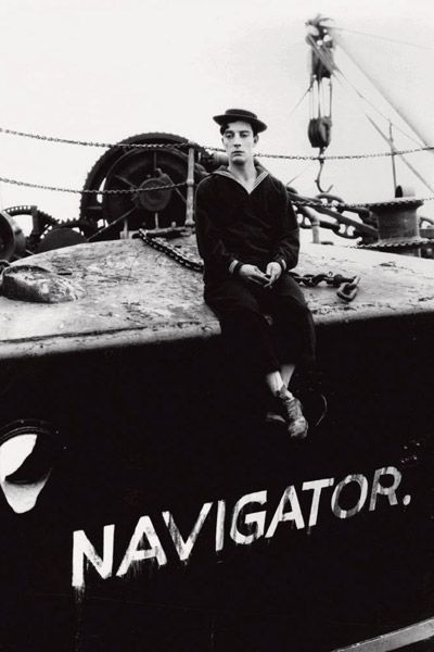 Buster Keaton dans La Croisière du Navigator