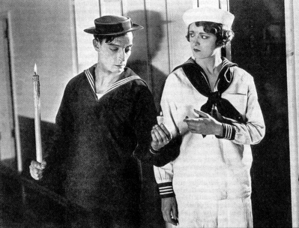 Buster Keaton, Kathryn McGuire dans La Croisière du Navigator