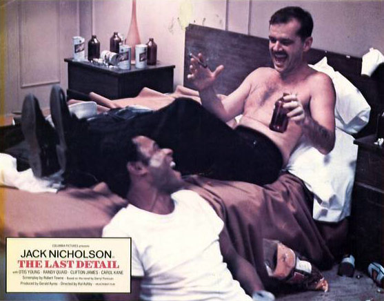 Jack Nicholson, Otis Young, Randy Quaid dans Le Dernière corvée