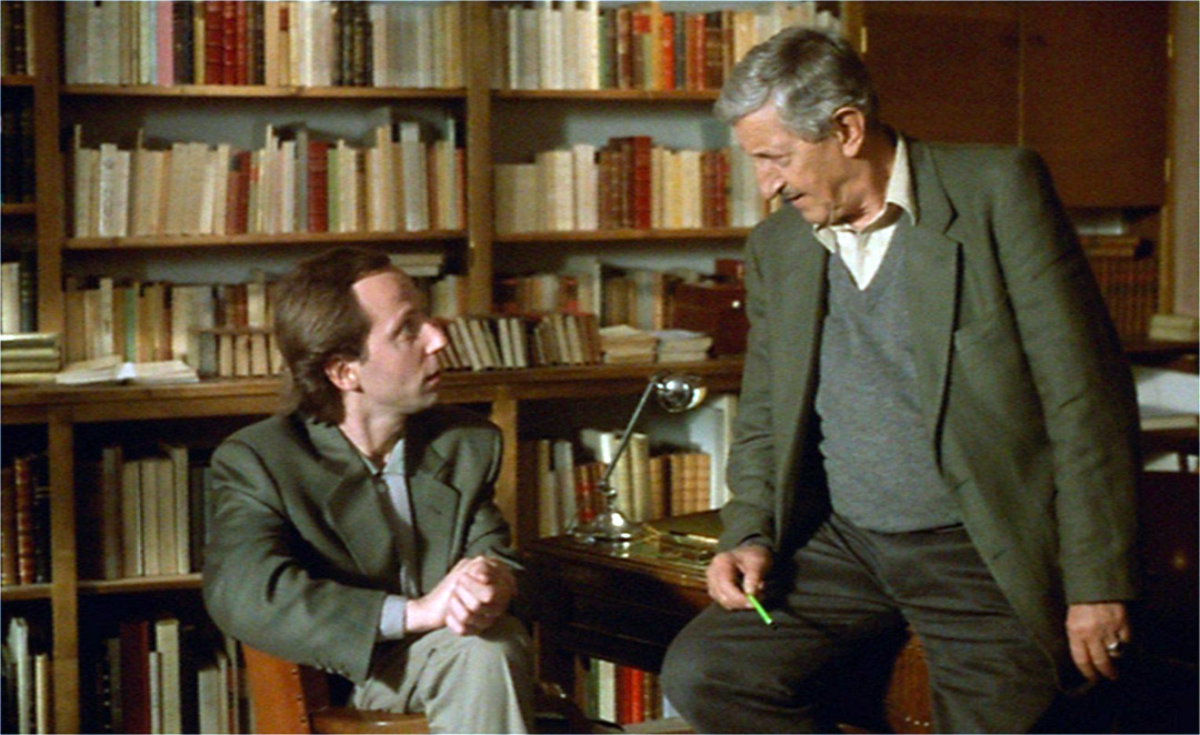 Fabrice Luchini, Maurice Garrel dans La Discrète