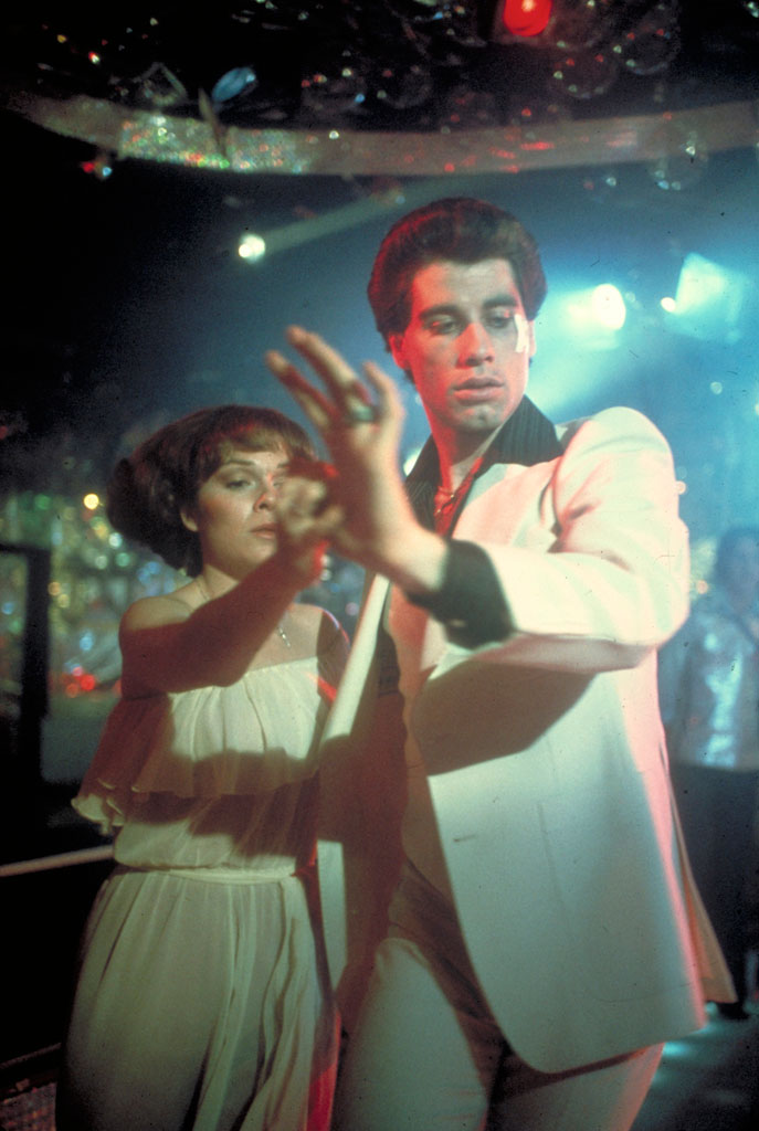 John Travolta, Karen-Lynn Gorney dans La Fièvre du samedi soir