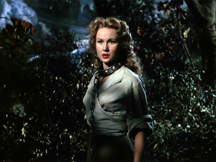 Virginia Mayo dans La flèche et le flambeau