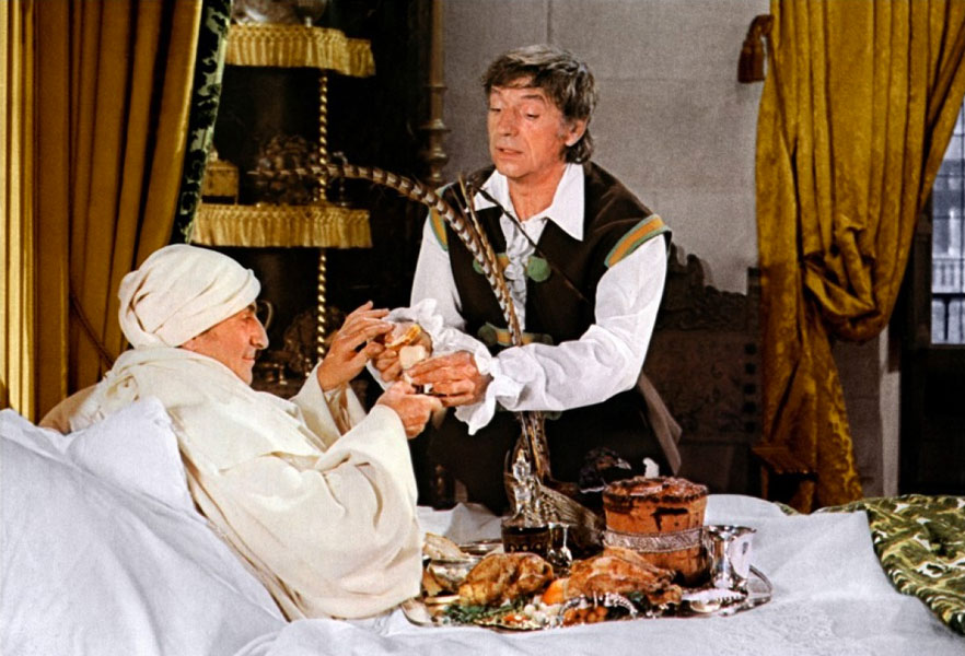 Louis de Funès, Yves Montand dans La Folie des grandeurs