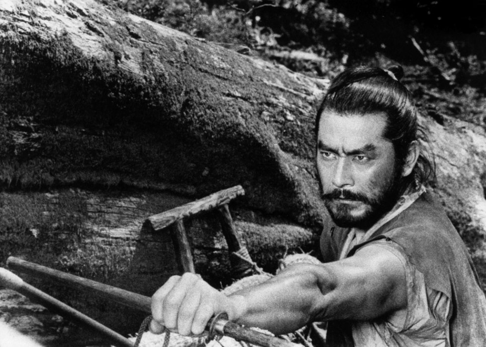 Toshirô Mifune dans La Forteresse cachée 