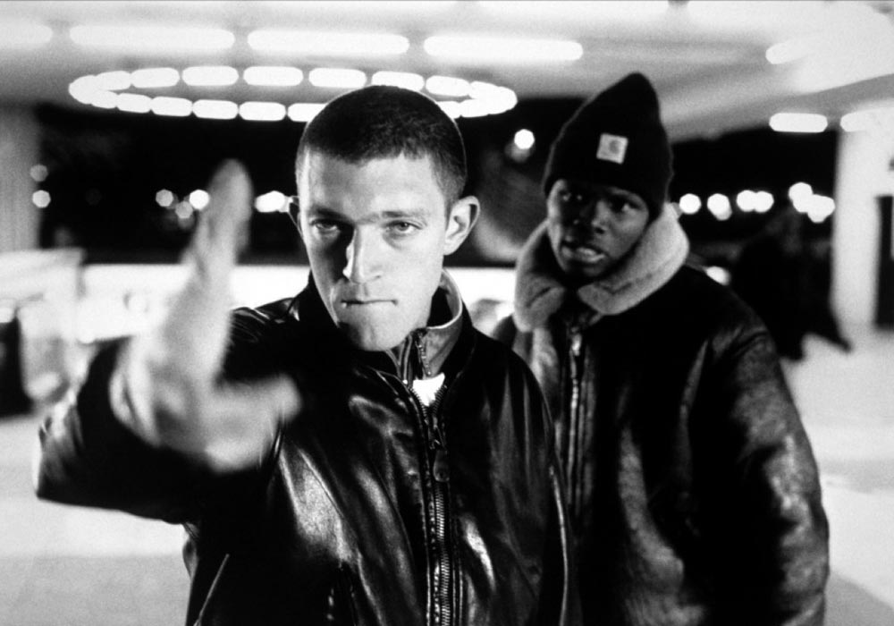 Vincent Cassel, Hubert Koundé dans La Haine 