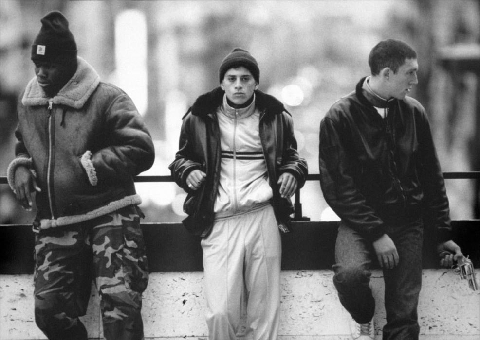 Vincent Cassel, Hubert Koundé, Saïd Taghmaoui dans La Haine 