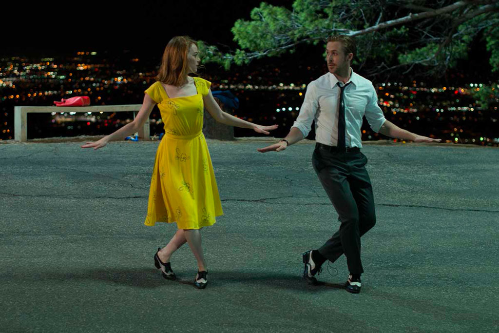 Ryan Gosling, Emma Stone dans La La Land