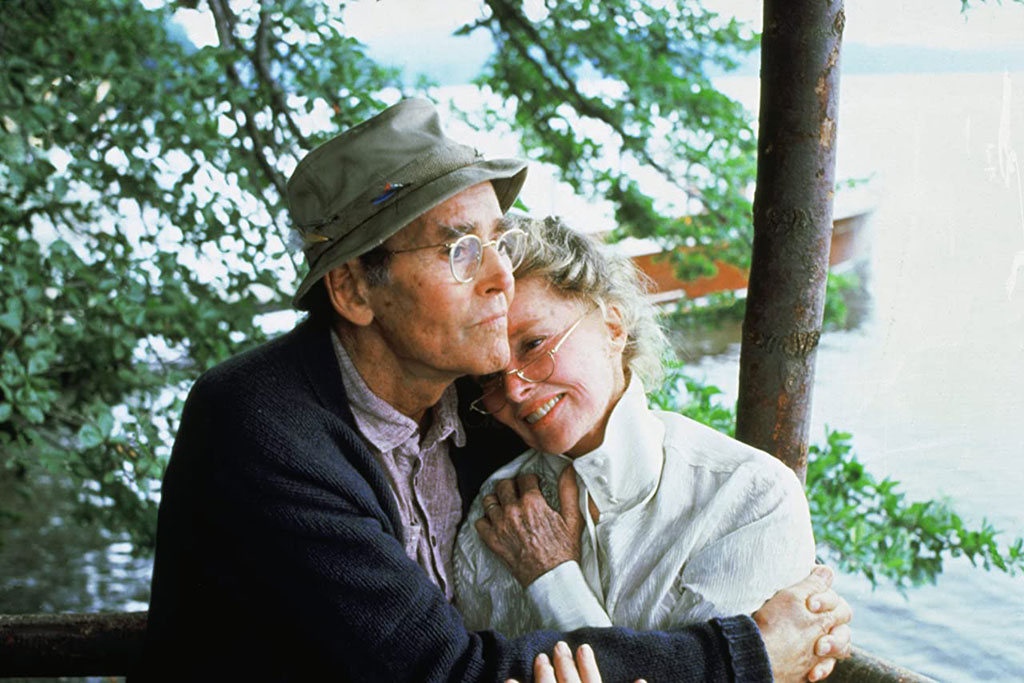 Henry Fonda, Katharine Hepburn dans La Maison du lac