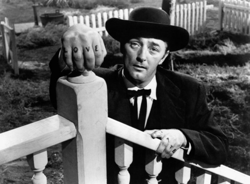 Robert Mitchum dans La Nuit du chasseur