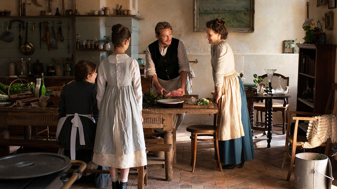 Juliette Binoche, Benoît Magimel, Galatéa Bellugi, Bonnie Chagneau-Ravoire dans La passion de Dodin Bouffant